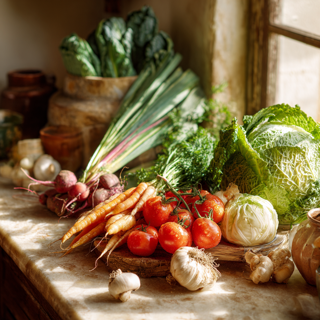 Весняне меню з зеленню та овочами